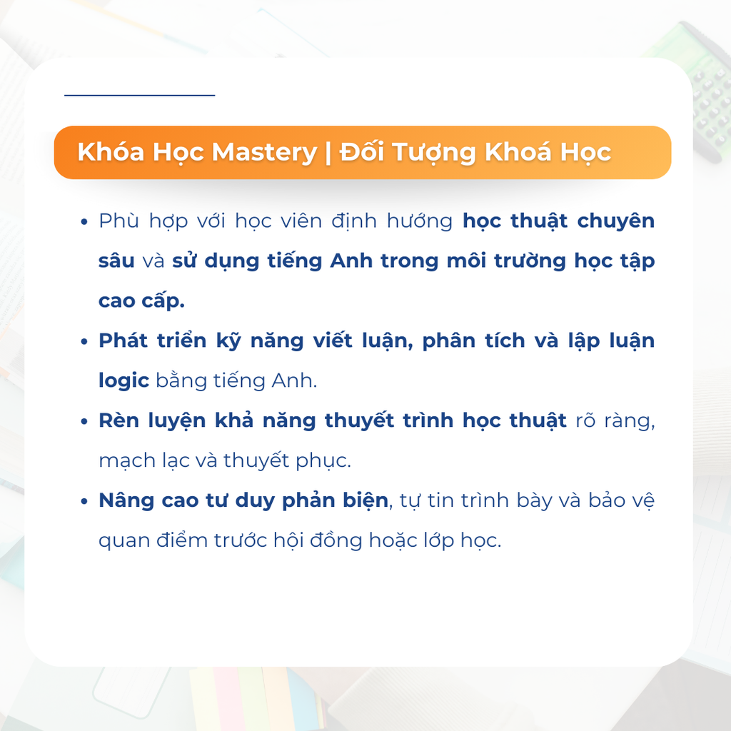 Liam English - Mastery
