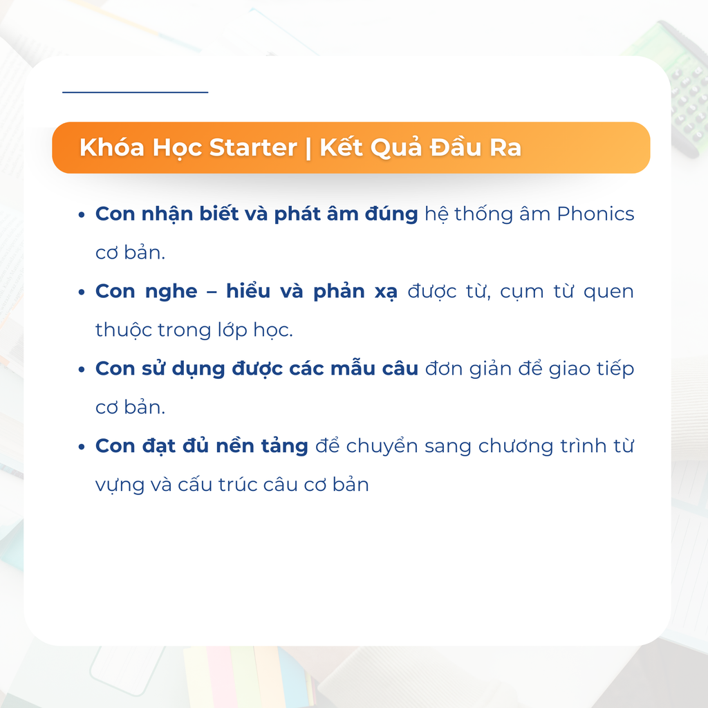 Liam Kids - Starter