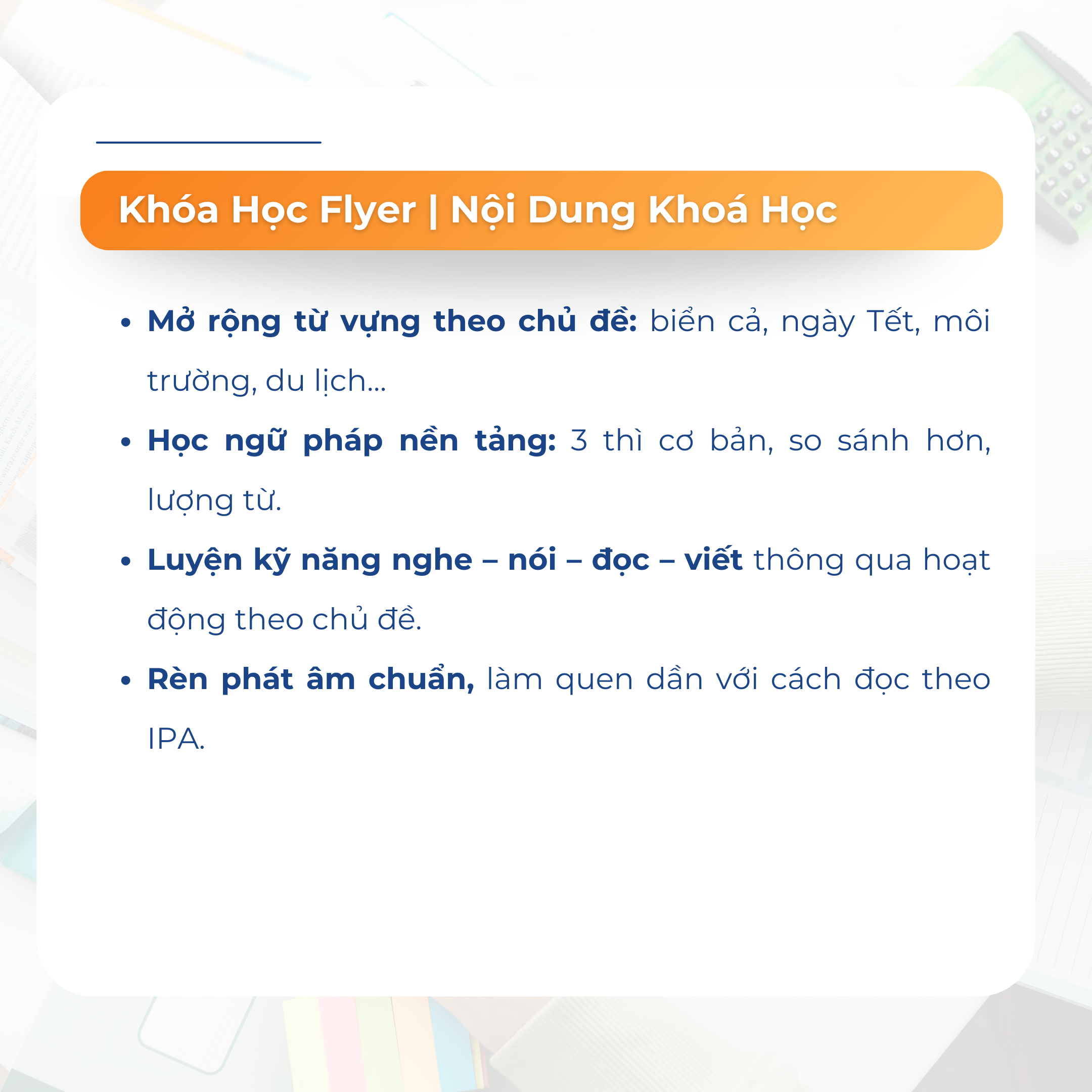 Liam Kids - Flyer