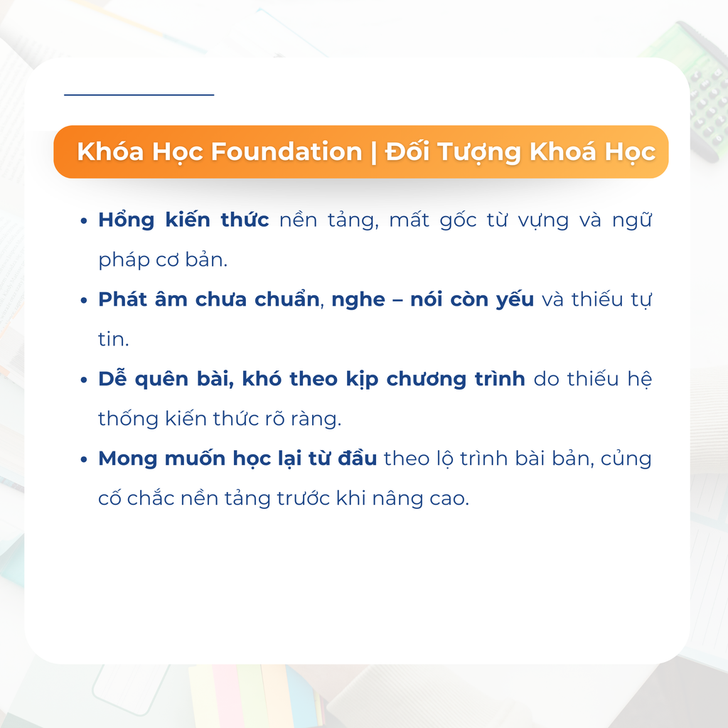 Liam Student - Foundation