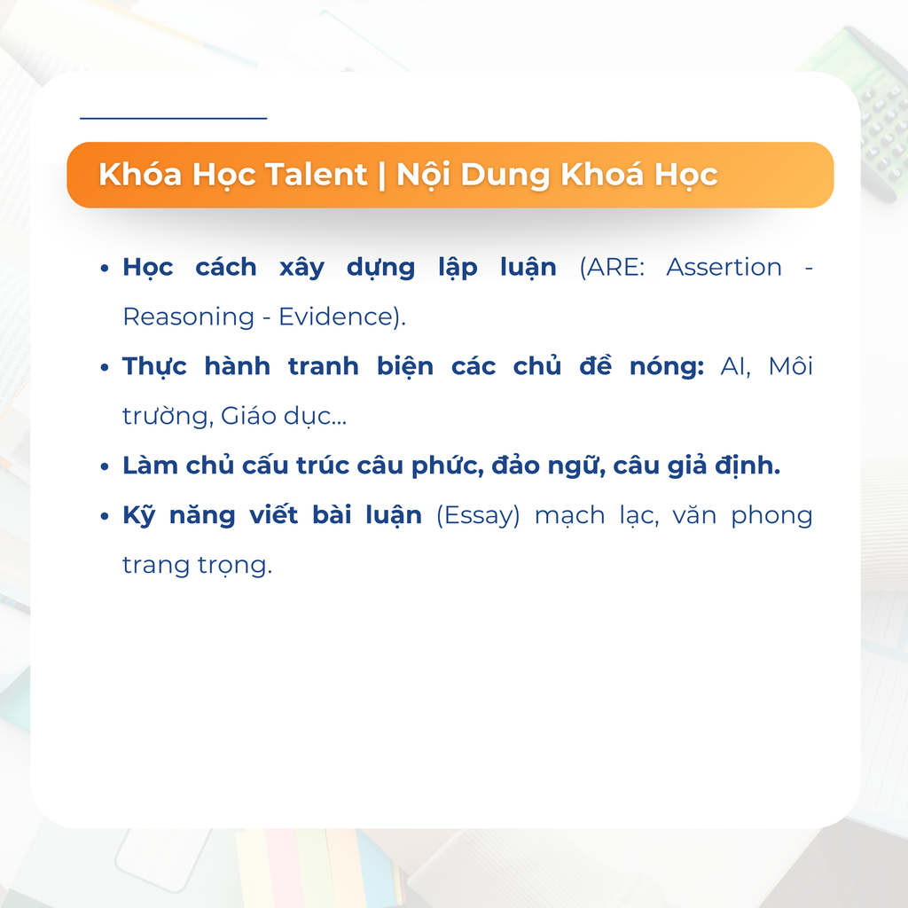 Liam Student - Talent