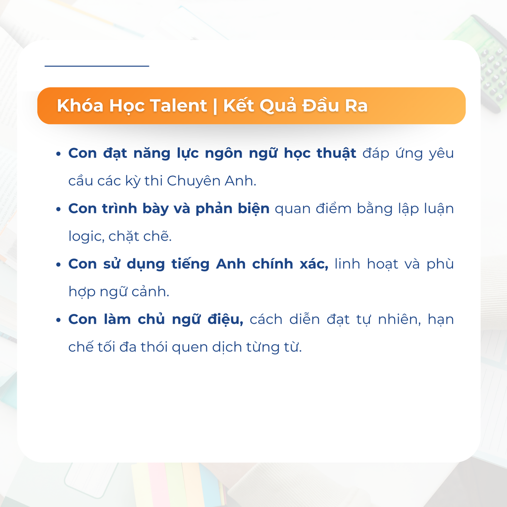 Liam Student - Talent