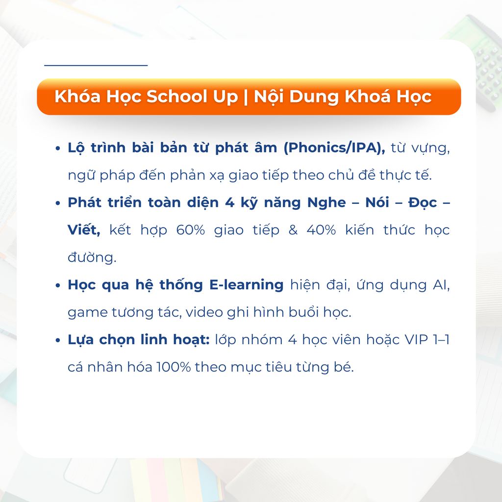 Bổ Trợ Trên Trường (School-up)