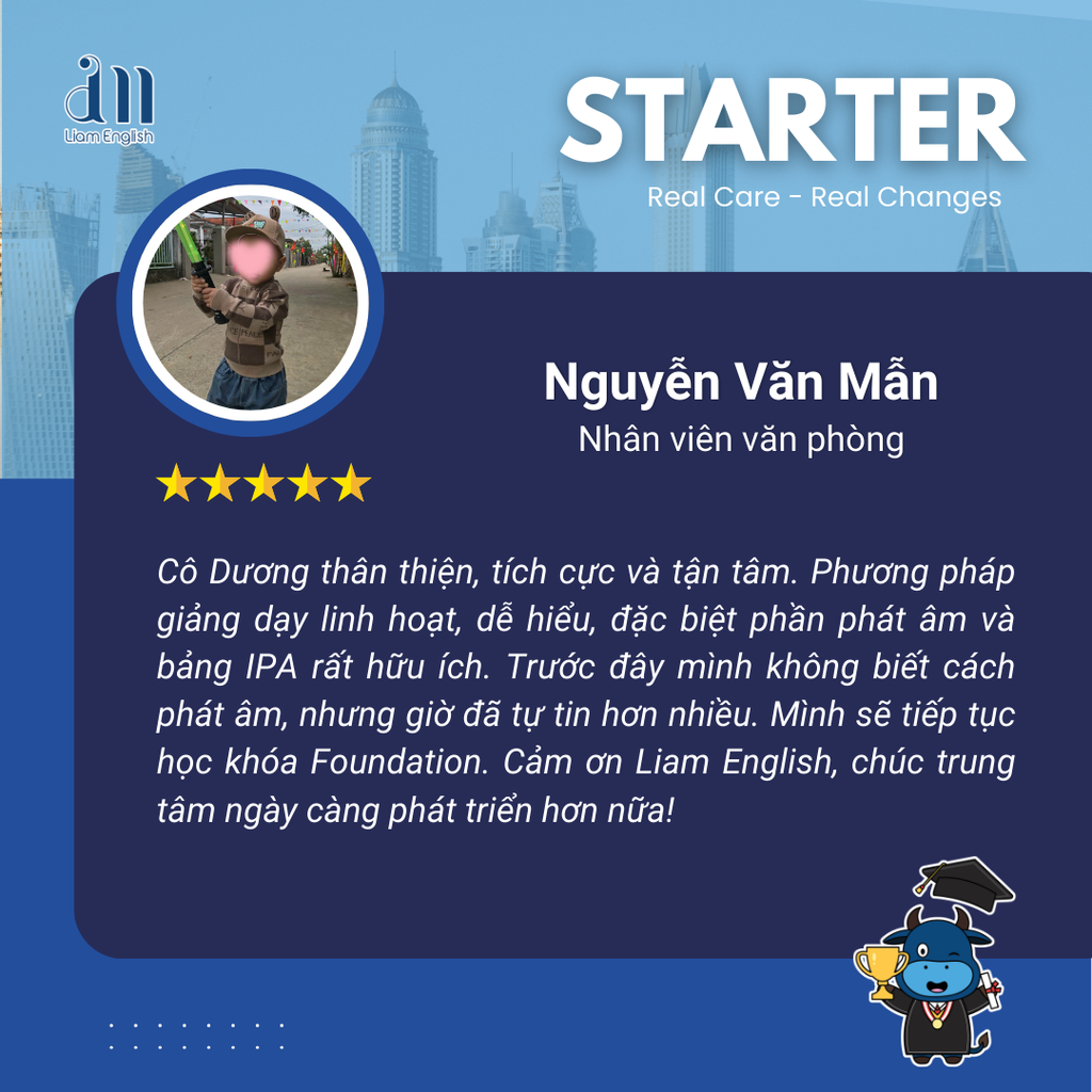 Liam English - Starter